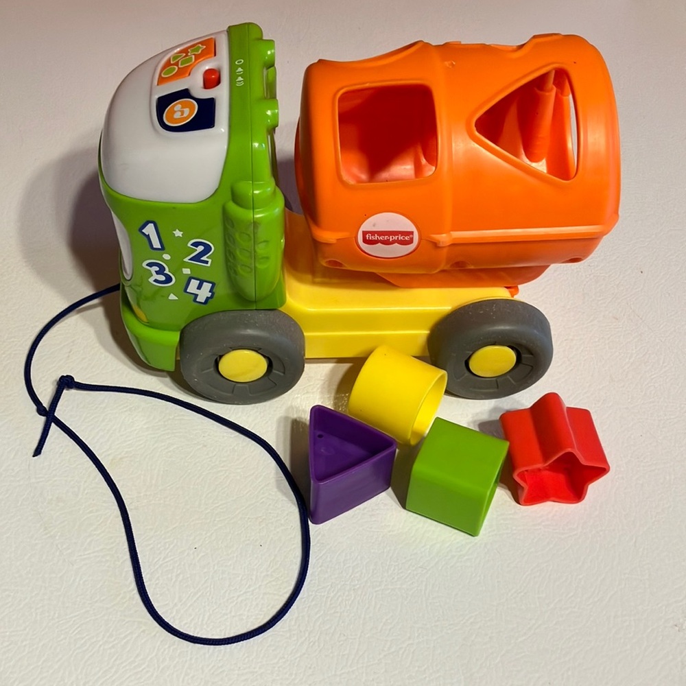 Fisher-Price Orange‎ and Green Learning Toy Truck